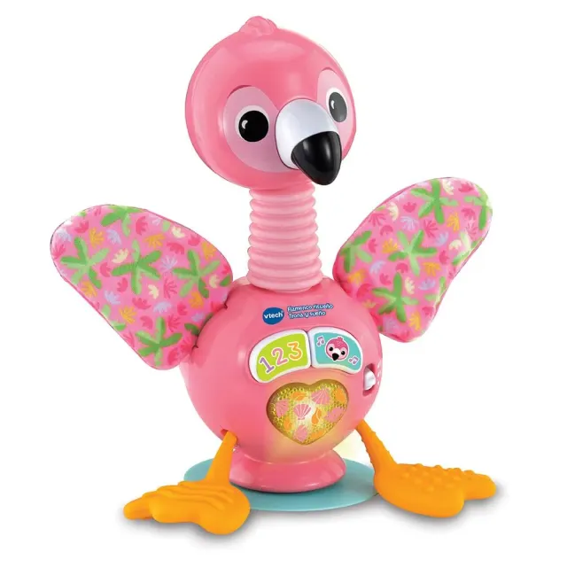 VTech Baby Flamingo Hochstuhlspielzeug spanisch ab 6 Monate