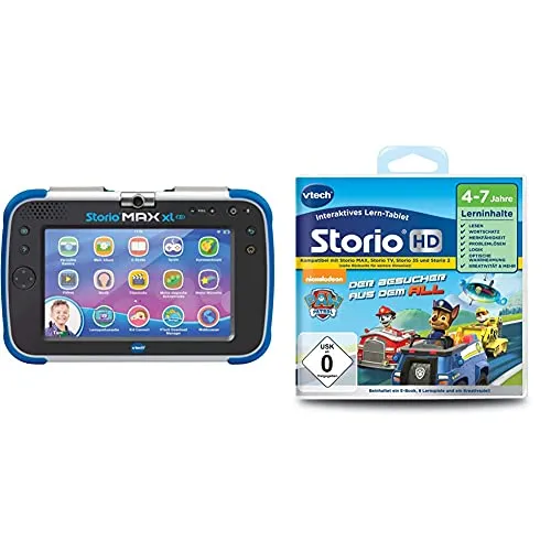 Vtech Storio MAX XL 2.0 Kindertablet 7 Zoll mit Paw Patrol Spiel