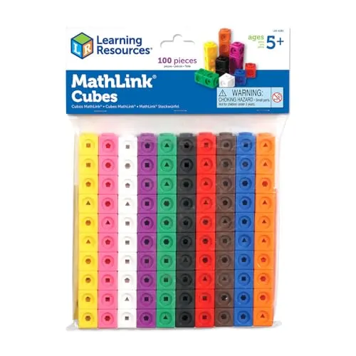 Learning Resources MathLink Steckwürfel 100er ab 5 Jahren