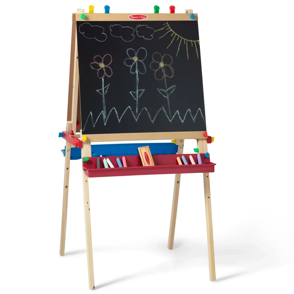 Melissa & Doug Deluxe Wooden Staffelei Holz Tafel 3-8 Jahre