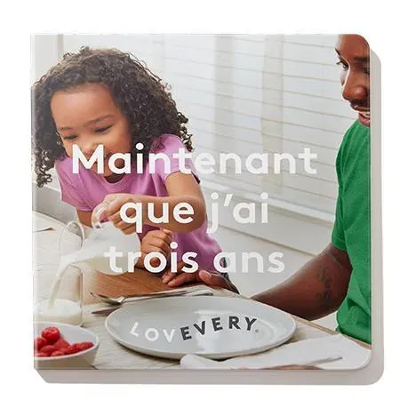 Lovevery J'ai trois ans Pappbilderbuch Französisch