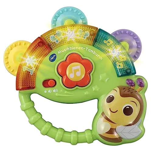 VTech Baby Musikbienen-Tamburin Musik-Spielzeug 3-36 Monate