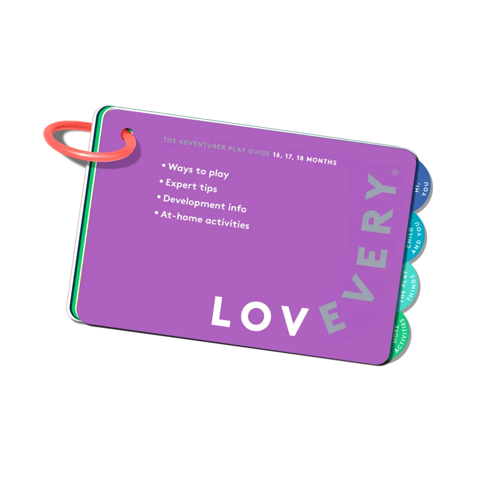 Lovevery The Play Kits Play Guide 16-18 Monate Heft Britisch Englisch