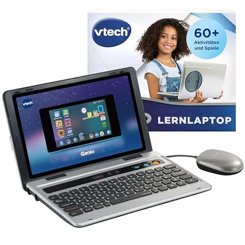 VTech Genio Lerncomputer Beere Kinderlaptop 40 Spiele