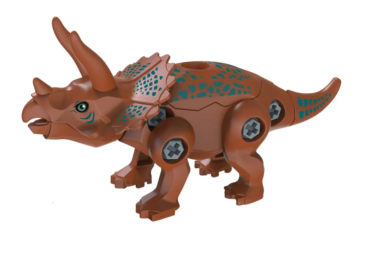 Buki 2136 Dinosaurier Bausatz 3er-Set beweglich ab 4 Jahre