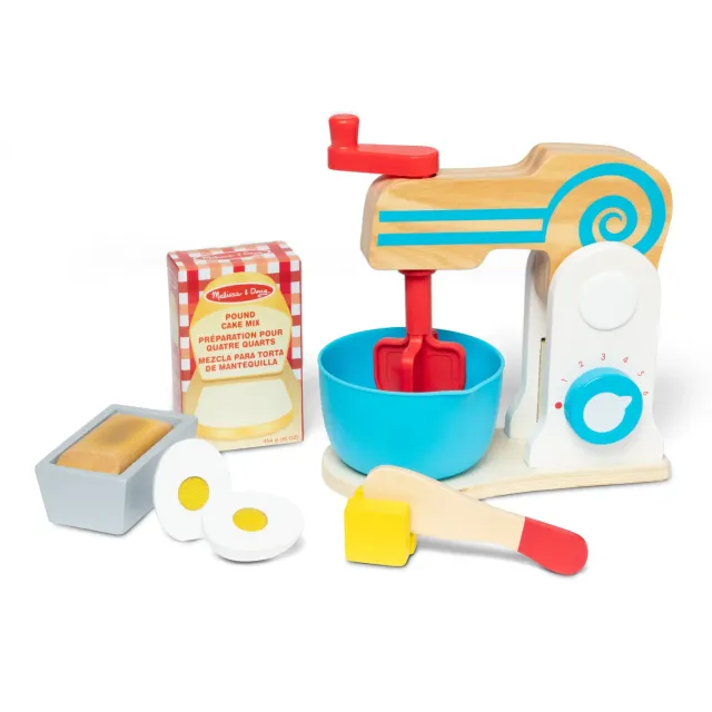 Melissa & Doug Make-a-Cake Mixer Set Holz Kuchenspiel