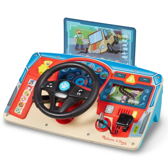 Melissa and Doug PAW Patrol Dashboard Holz Lenkrad