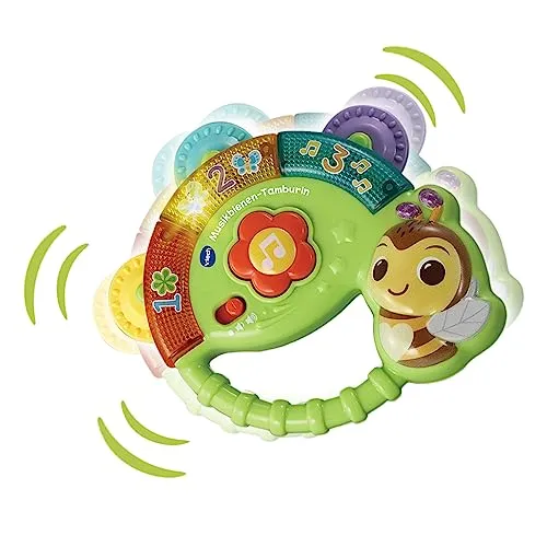 VTech Baby Musikbienen-Tamburin Musik-Spielzeug 3-36 Monate