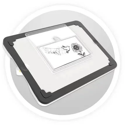 Buki Professional Studio 5432 Leuchttablett Weiß 3 in 1