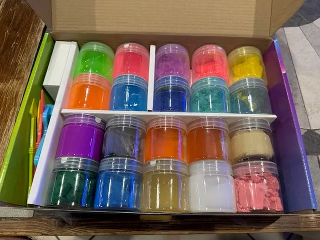 Buki France 2169B Sensory Slime Set 20 Töpfe Texturen
