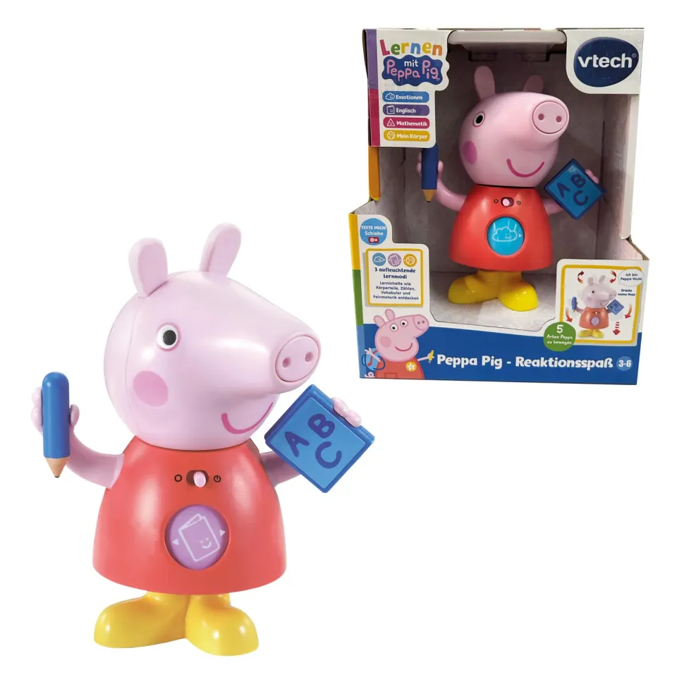 VTech Peppa Pig Reaktionsspaß Lernspiel ab 3 Jahren