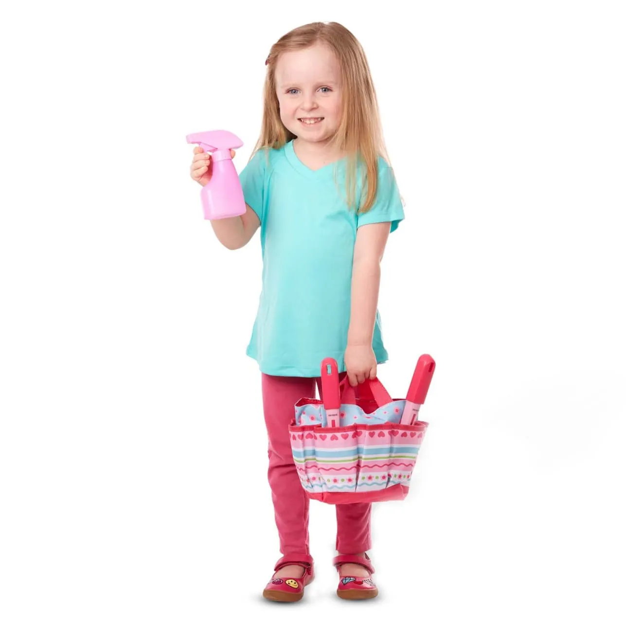 Melissa & Doug Pretty Petals Gartentasche mit Geräten für Kinder