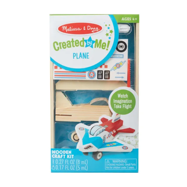Melissa & Doug Decorate-Your-Own Flugzeug Bastelset Holz bemalbar