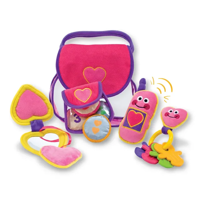 Melissa & Doug Pretty Purse Handtasche Stoffspielzeug 6-tlg