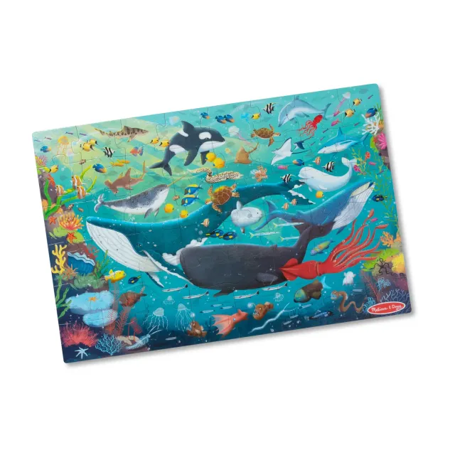 Melissa & Doug Underwater Floor Puzzle Bodenpuzzle 48 Teile groß