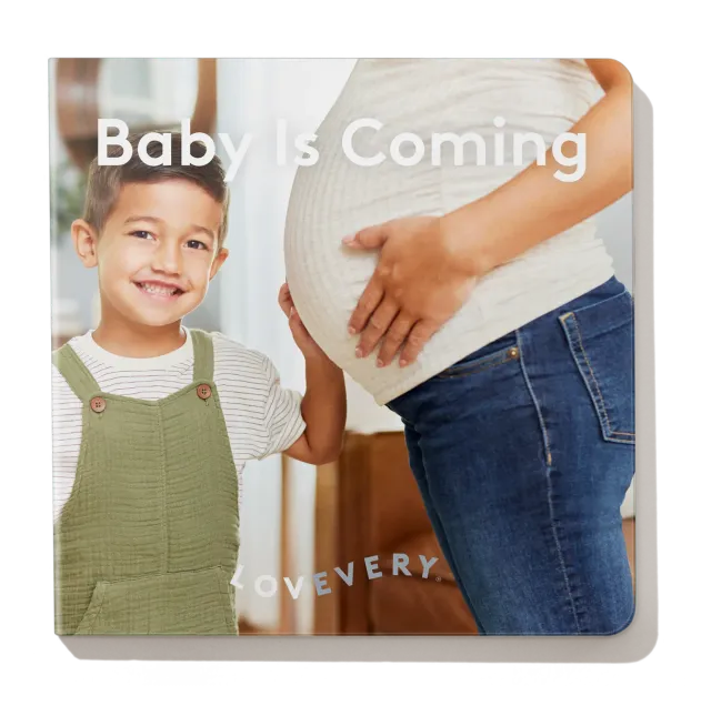 Lovevery Baby is Coming Pappbilderbuch Geschwister