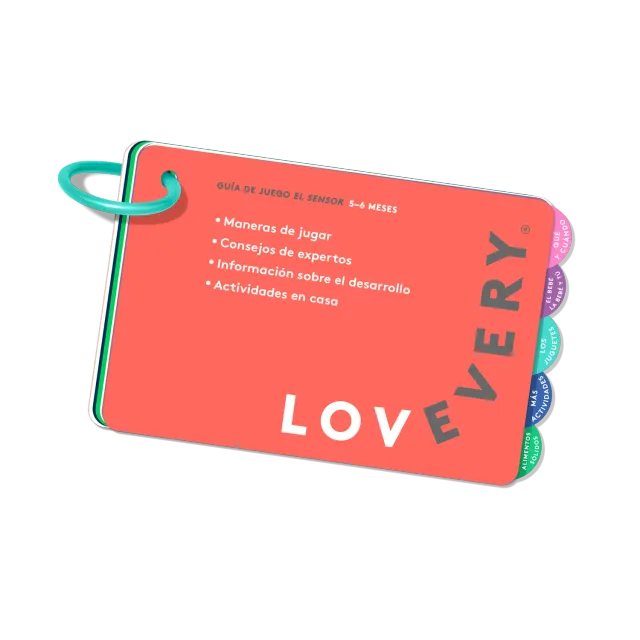 Lovevery Play Guide Monate 5-6 Spielanleitung Spanisch