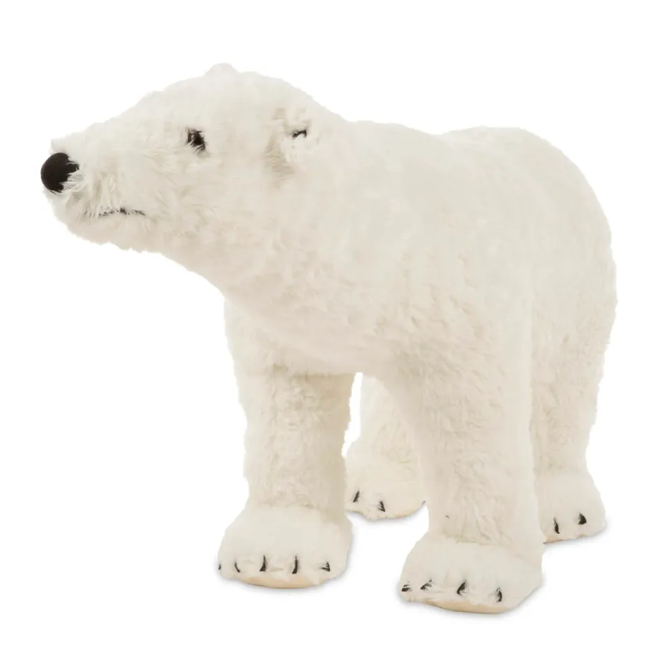 Melissa & Doug Riesen Plüschtier Eisbär weiß 90 cm