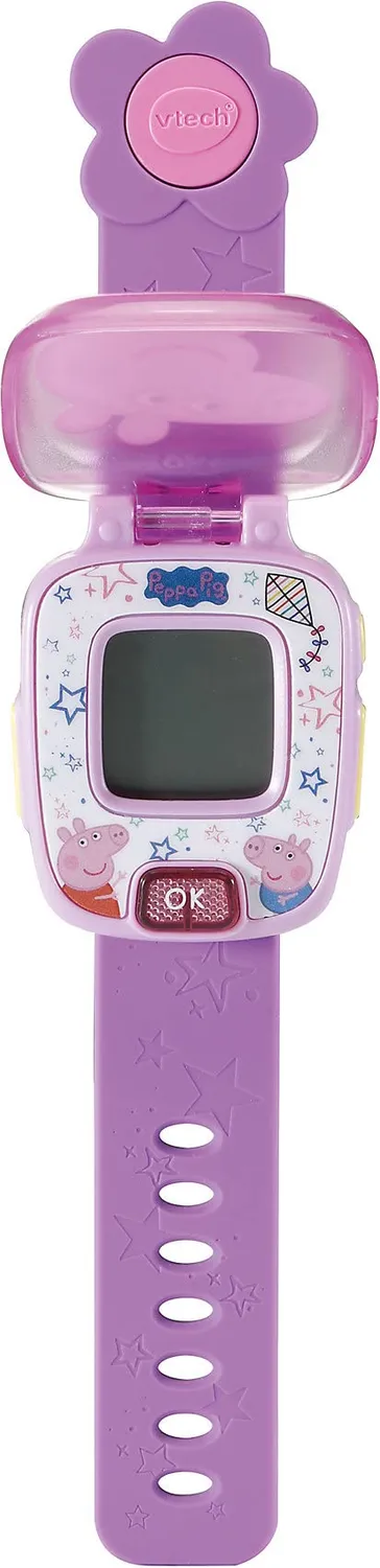 VTech Peppa Lernuhr Pink Kinderuhr mit Originalstimme