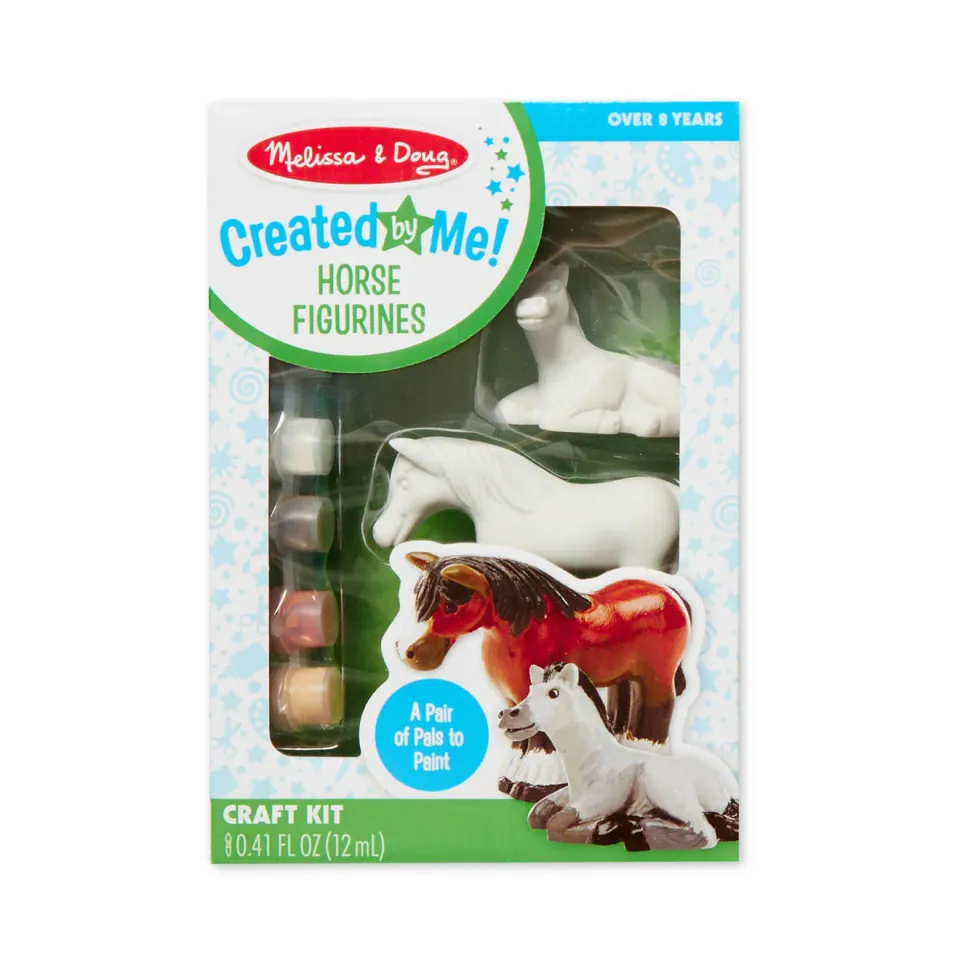 Melissa & Doug Created by Me Bastelset Pferde Figuren