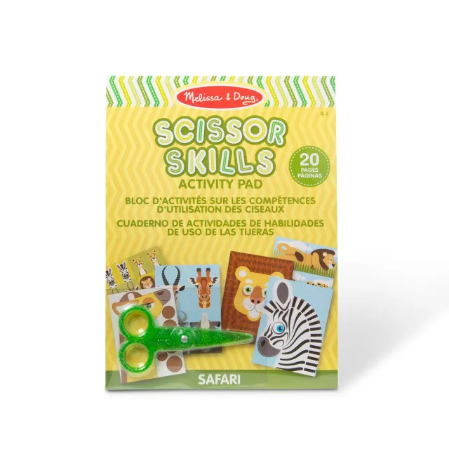Melissa & Doug Safari Scissor Skills Scherenspiel mit Schere