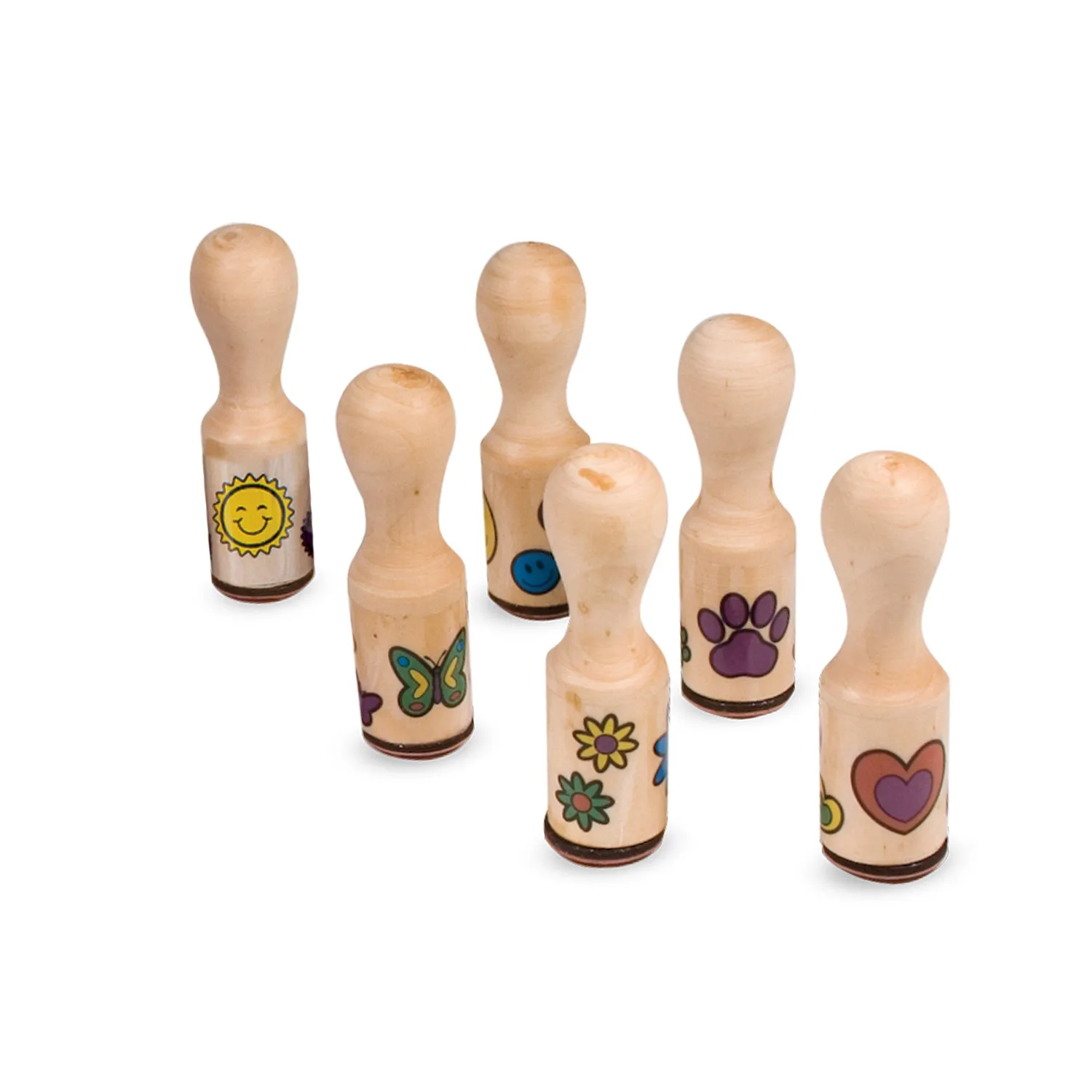 Melissa & Doug Happy Handle Stempelset 10 Stempel ab 3 Jahre