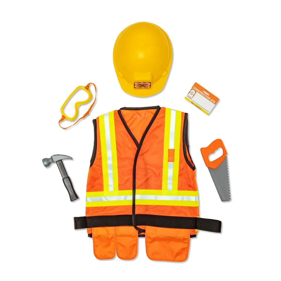 Melissa & Doug Construction Worker Bauarbeiter-Verkleidung