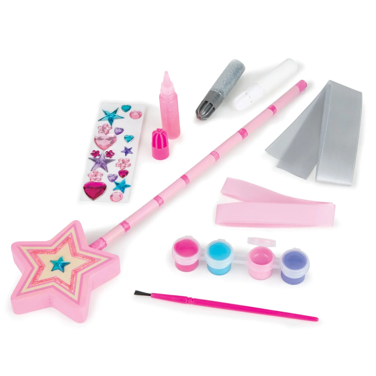 Melissa & Doug Decorate-Your-Own Prinzessin Zauberstab Bastelset Holz