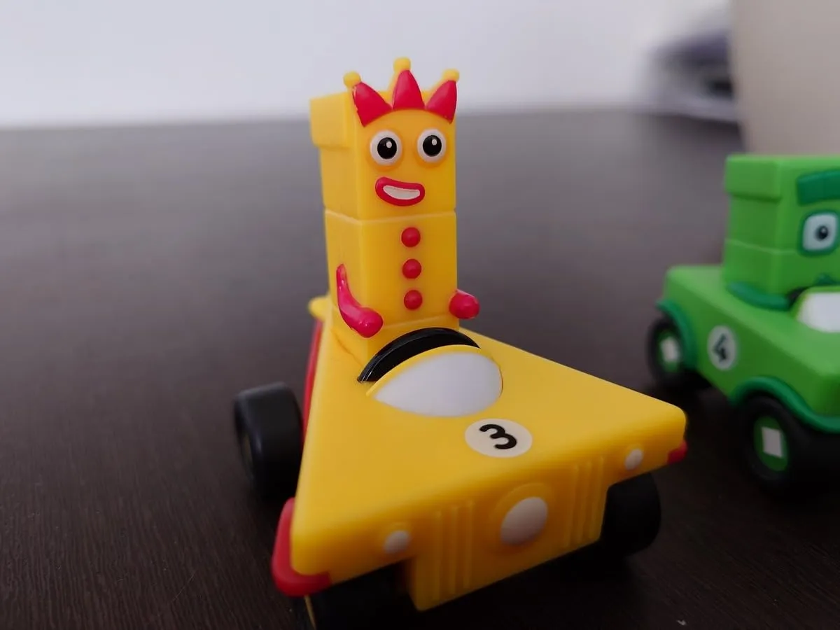 Learning Resources Numberblocks Mini-Autoset Fahrzeuge 5er Set