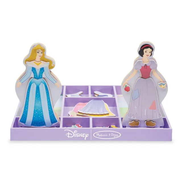 Melissa & Doug Dornröschen Schneewittchen Anziehpuppen
