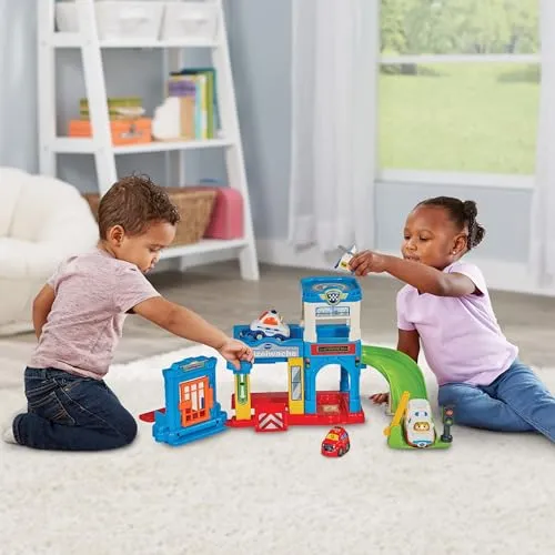 VTech Tut Tut Baby Flitzer Polizeiwache Spielset mit Auto