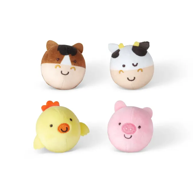 Melissa & Doug Rollables Farm Friends Babyspielzeug 4 Tiere