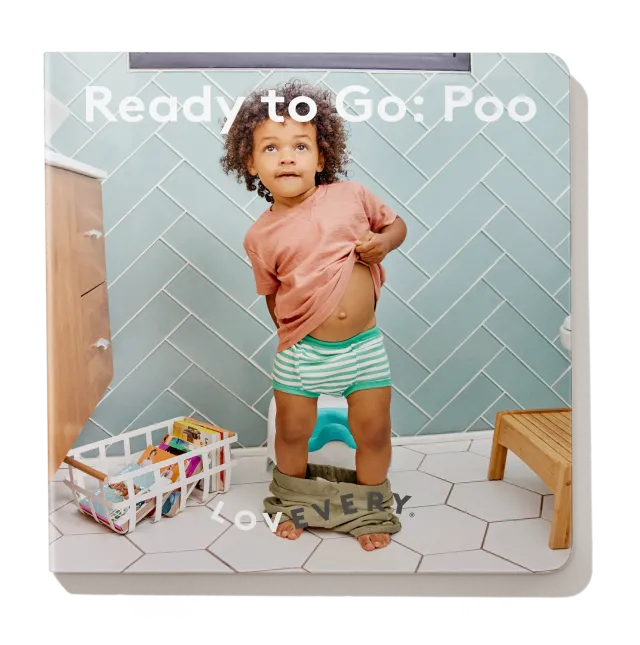 Lovevery Realist Ready to Go Poop Bilderbuch Töpfchen