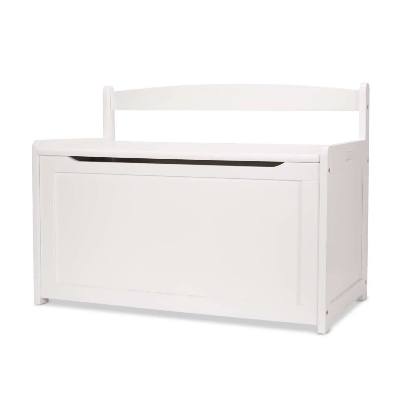 Melissa & Doug Wooden Toy Chest Spielzeugtruhe Weiß Holz
