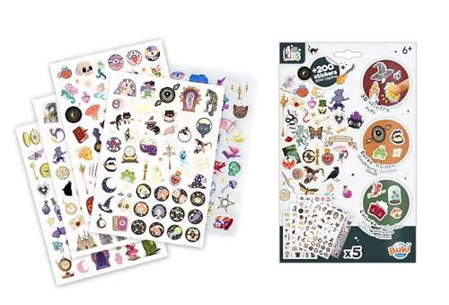 Buki France FK020 Stickertasche 200 Märchen A5 Gold
