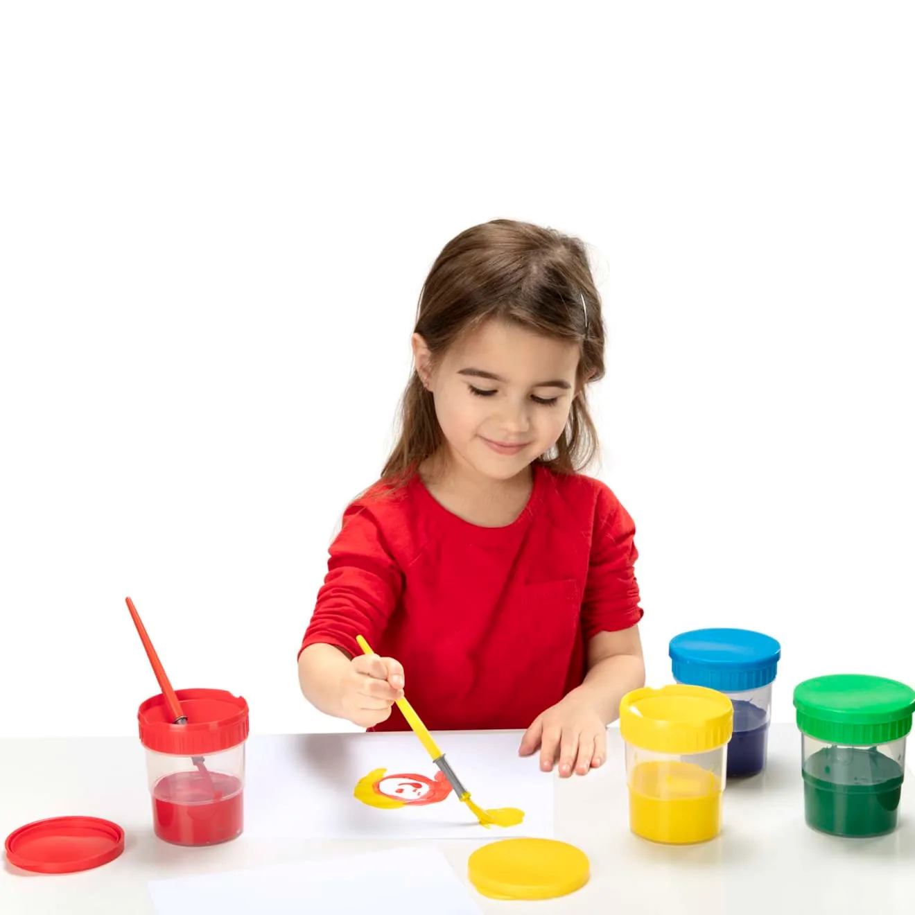 Melissa & Doug Spill-proof Malkbecher Auslaufsicher 4er Set Farben