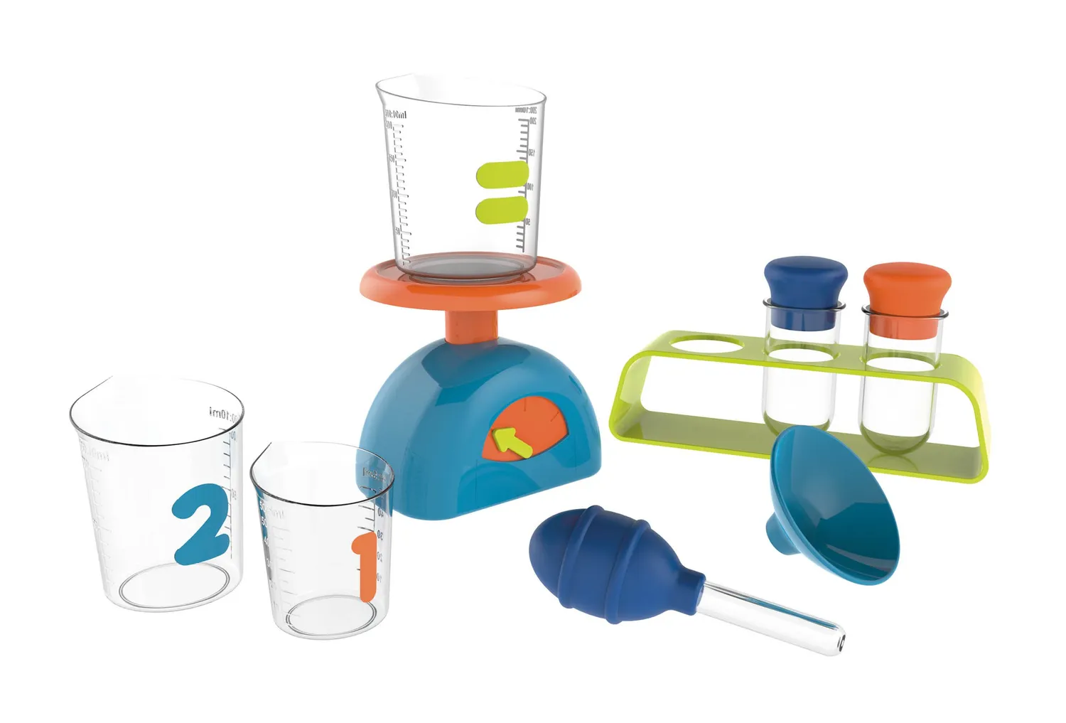 Buki Mini Sciences 9002 Chemie Experimentierkasten blau