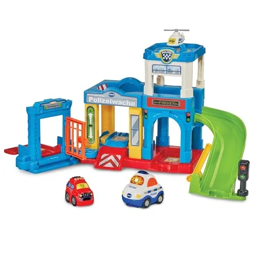 VTech Tut Tut Baby Flitzer Polizeiwache Spielset mit Auto