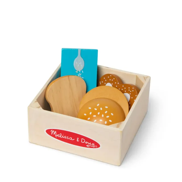 Melissa & Doug Getreide Holzlebensmittel Spielessen Set ab 2 Jahre