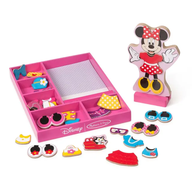 Melissa & Doug Disney Minnie Magnetpuppe Anziehspiel 35 Teile ab 3 Jahren