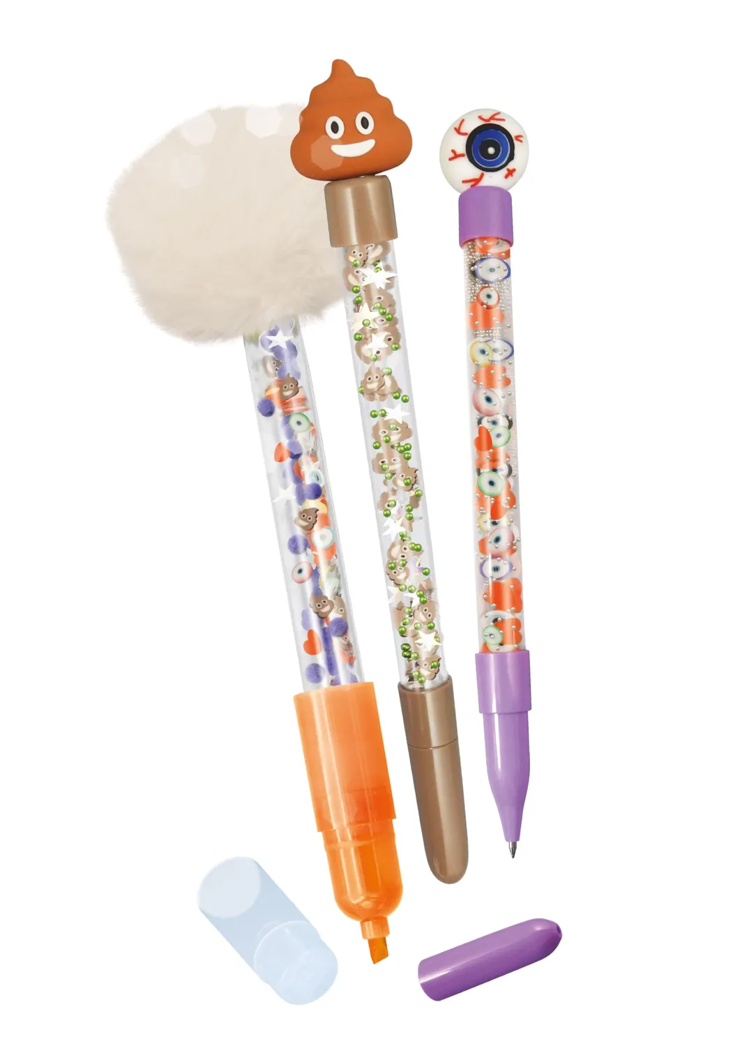 Buki France FK023 Kreativ-Set 3 Stifte radierbar Poop