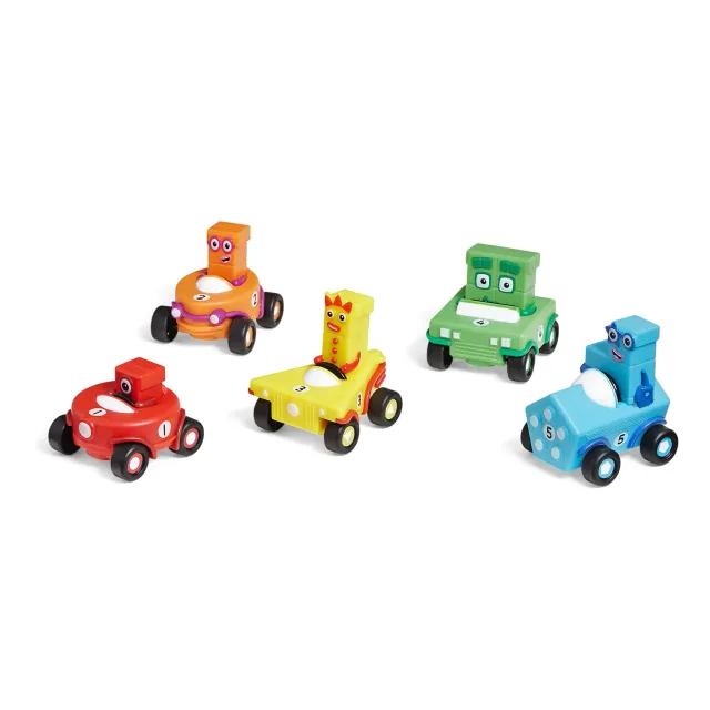 Learning Resources Numberblocks Mini-Autoset Fahrzeuge 5er Set