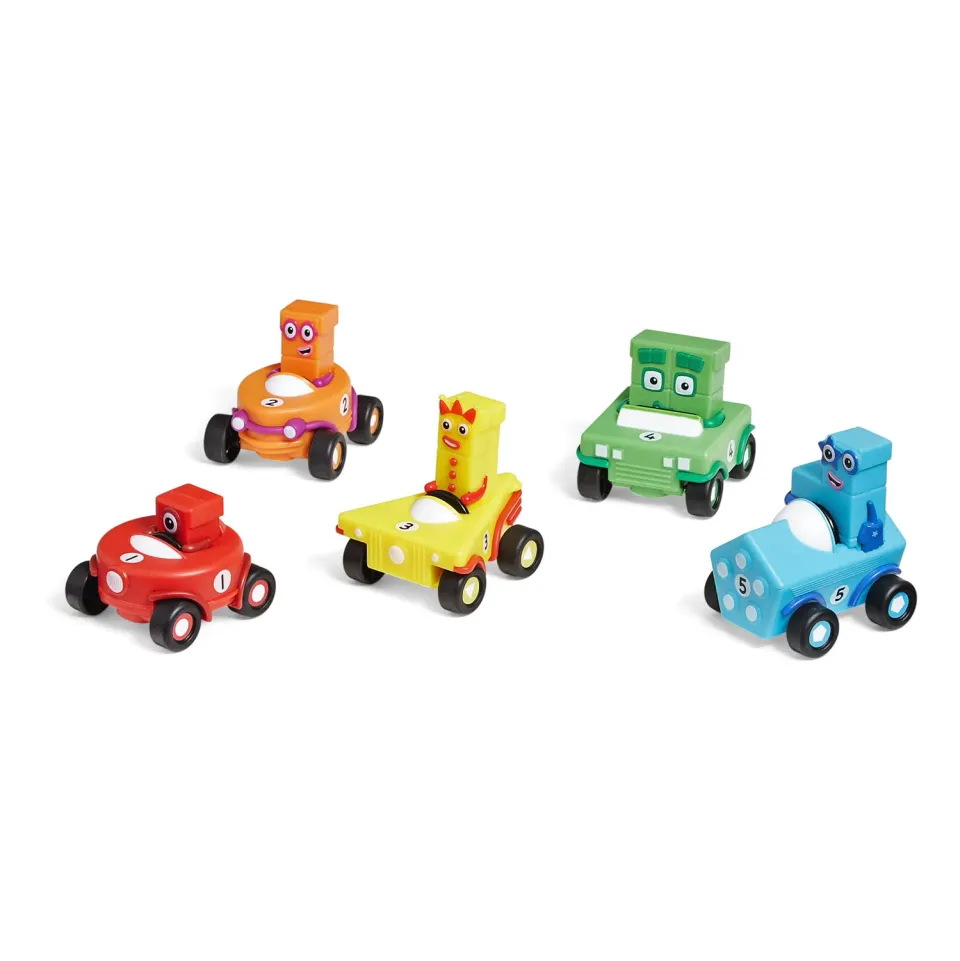 Learning Resources Numberblocks Mini-Autoset Fahrzeuge 5er Set