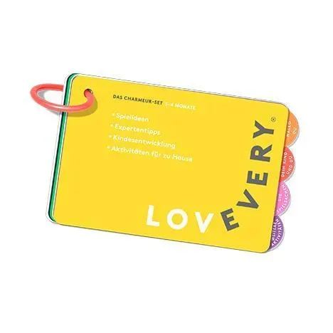 Lovevery Charmer Spielanleitung Monate 3-4 deutsch