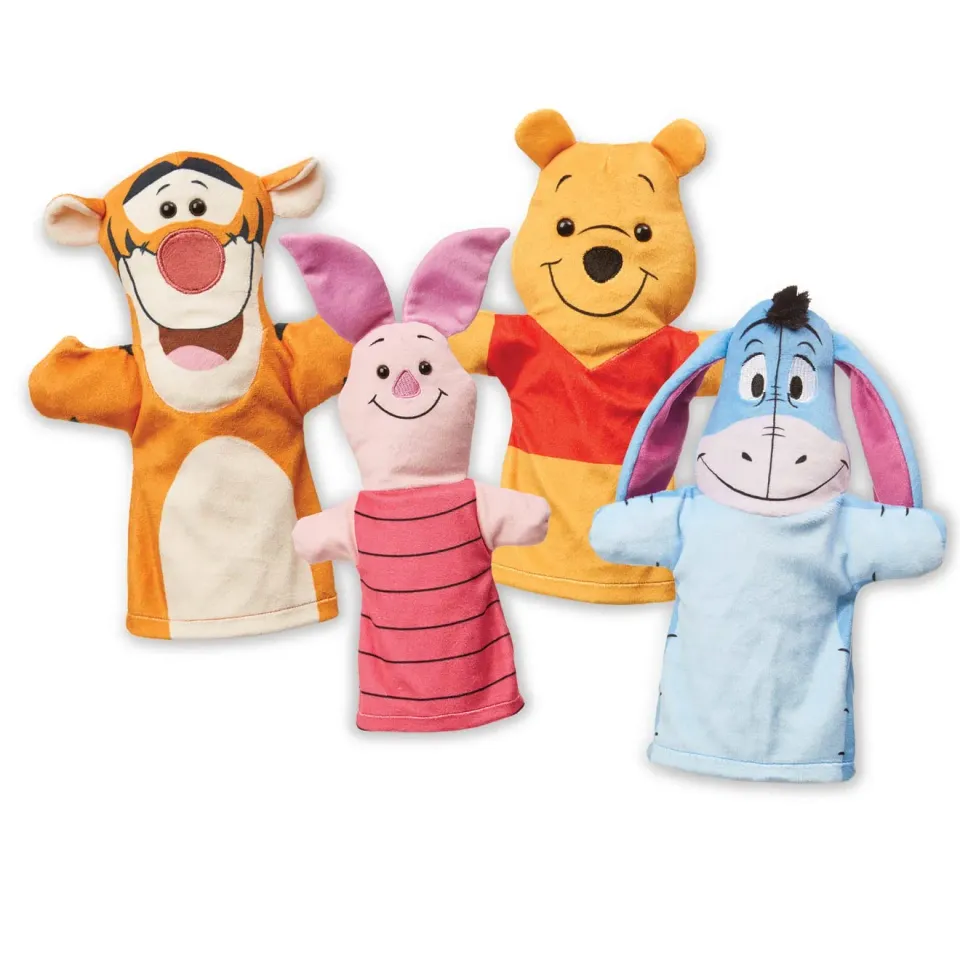 Melissa & Doug Winnie Pooh Handpuppen Plüsch 4er