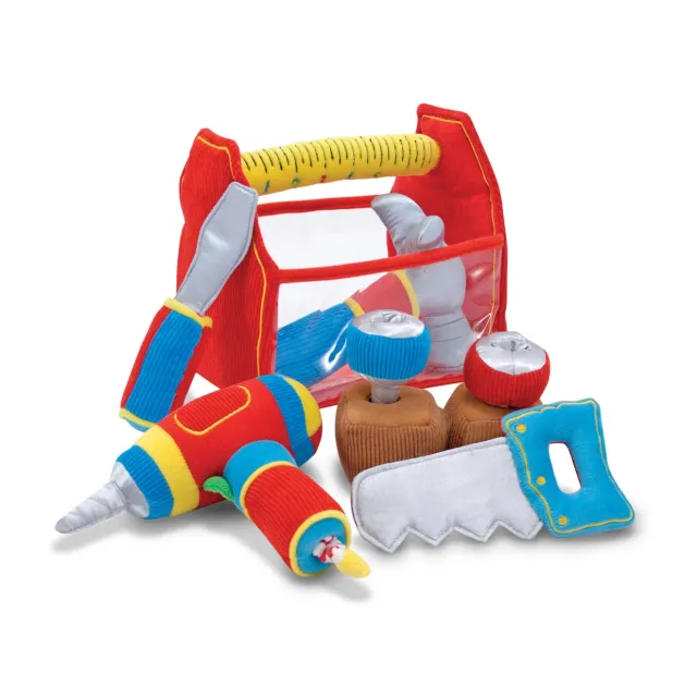 Melissa & Doug Toolbox Fill and Spill Werkzeugkasten Plüsch