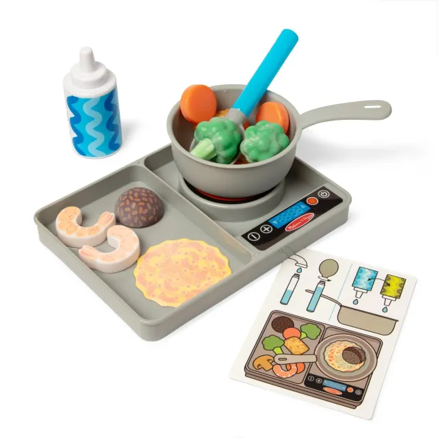 Melissa & Doug Water Wow Simmer & Stir Spielset mit Farbwechsel