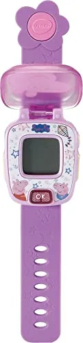 VTech Peppa Lernuhr Pink Kinderuhr mit Originalstimme