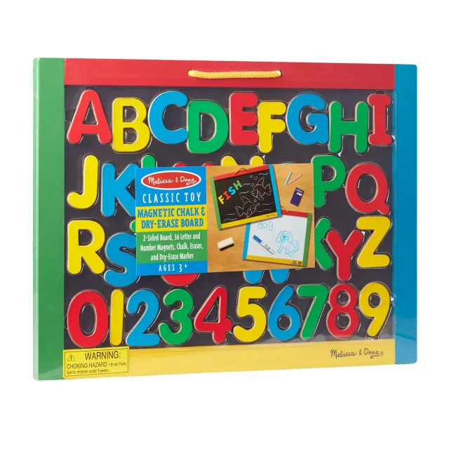 Melissa & Doug Magnet Kreidetafel Whiteboard Buchstaben 40x30cm