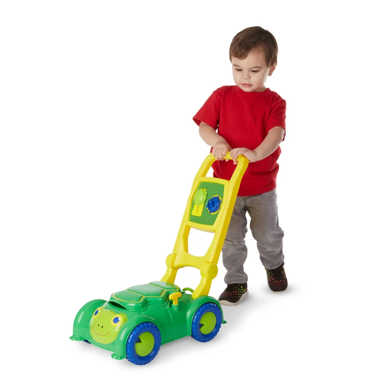 Melissa & Doug Snappy Turtle Mower Spielrasenmäher Motorgeräusch